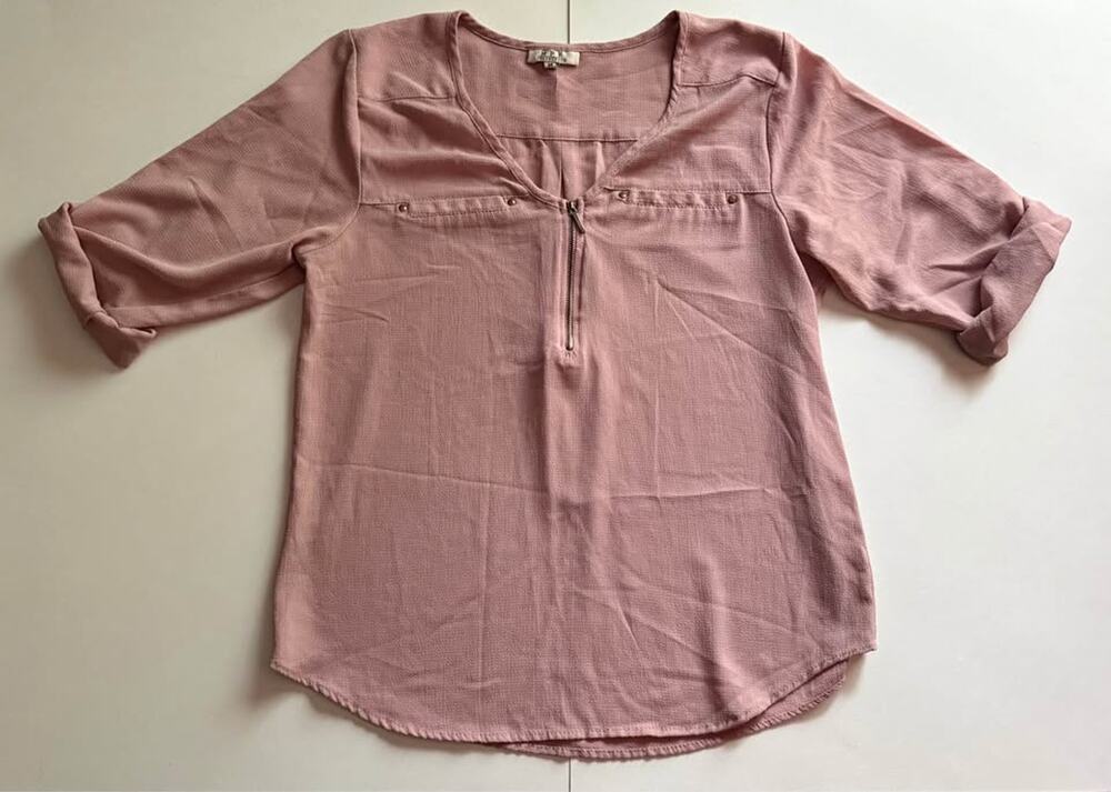 MPH Collection Mauve Blouse Size Medium